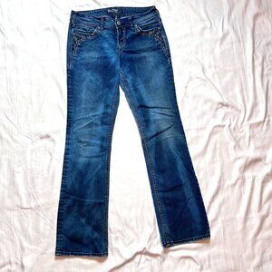 Silver Jeans Suki 17 Women's Size W29 L33 Bootcut Jeans Dark Wash Denim